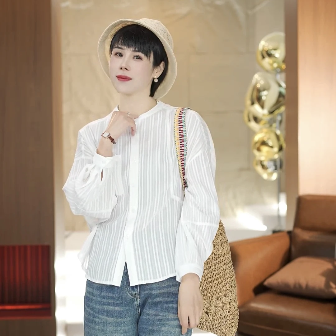 【渲渲推荐】QQ-2518春季时尚休闲口袋衬衣