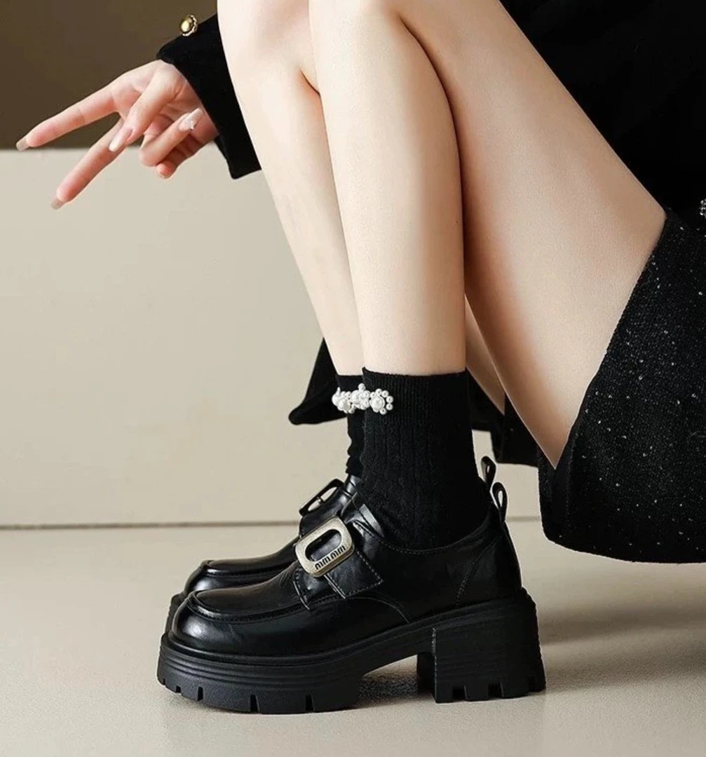 8866新款韩版时尚简约乐福鞋