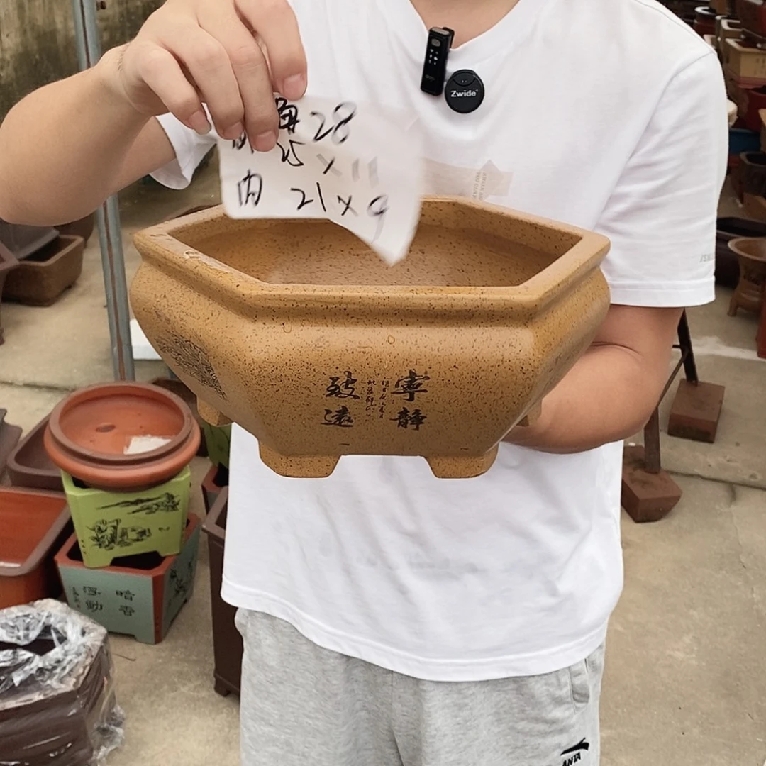 紫砂花盆紫砂花盆