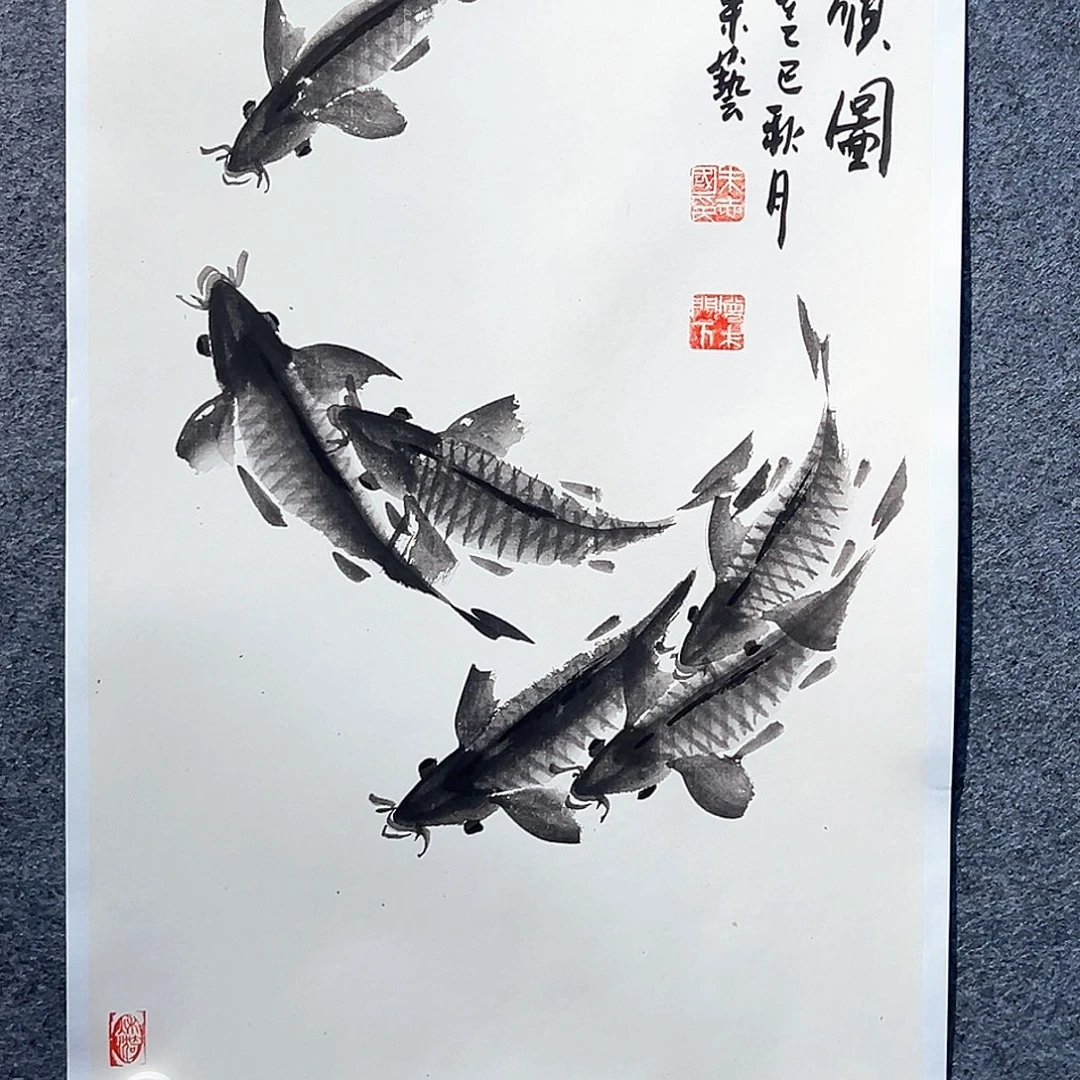 国画纯手绘系列画心