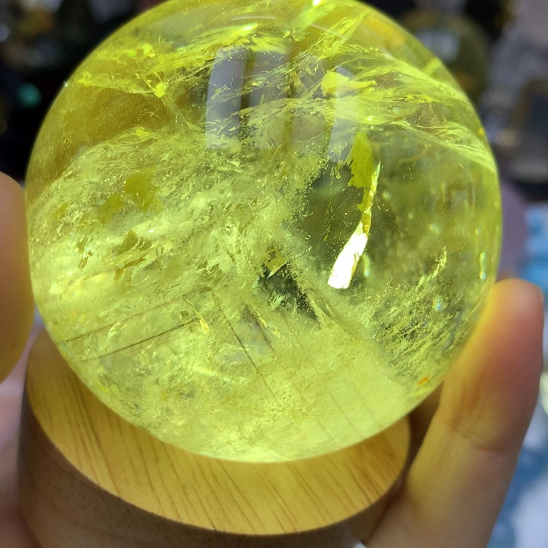 珠宝半成品水晶未镶嵌千层金字塔黄水晶摆件