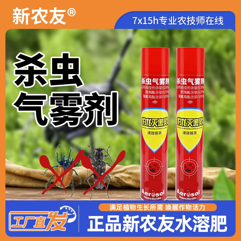 气雾杀虫剂气体喷雾家用杀虫剂天牛杀虫强效持久无污染