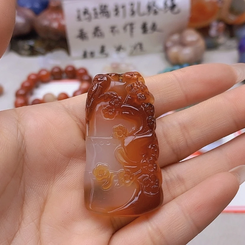 【闪购商品】未镶嵌玛瑙/玉髓珠宝半成品清*雁