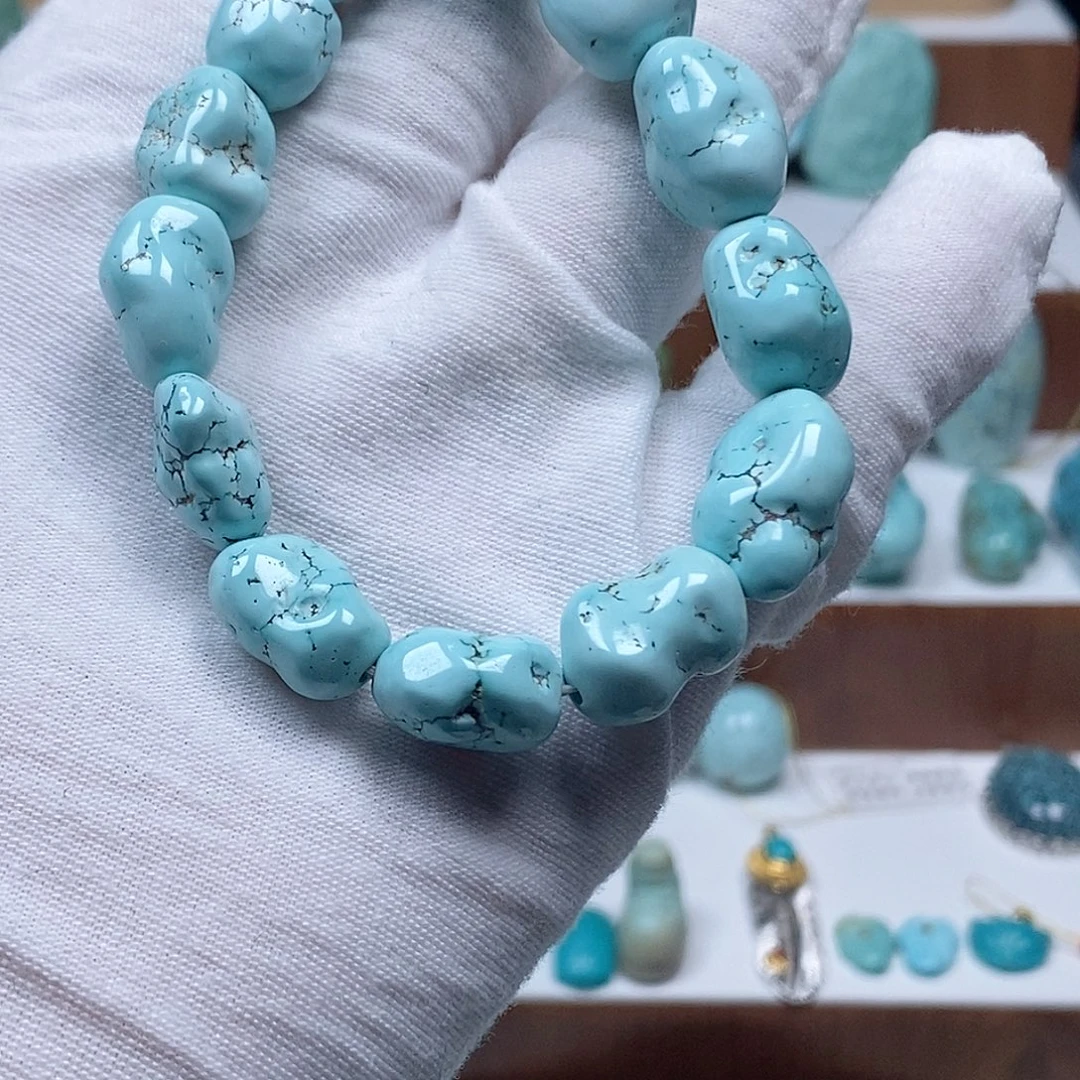 绿松石未镶嵌手串