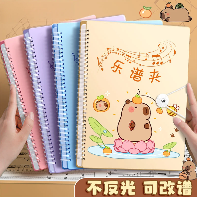 乐谱夹可修改a4歌谱琴谱文件夹展开式不反光曲谱透明