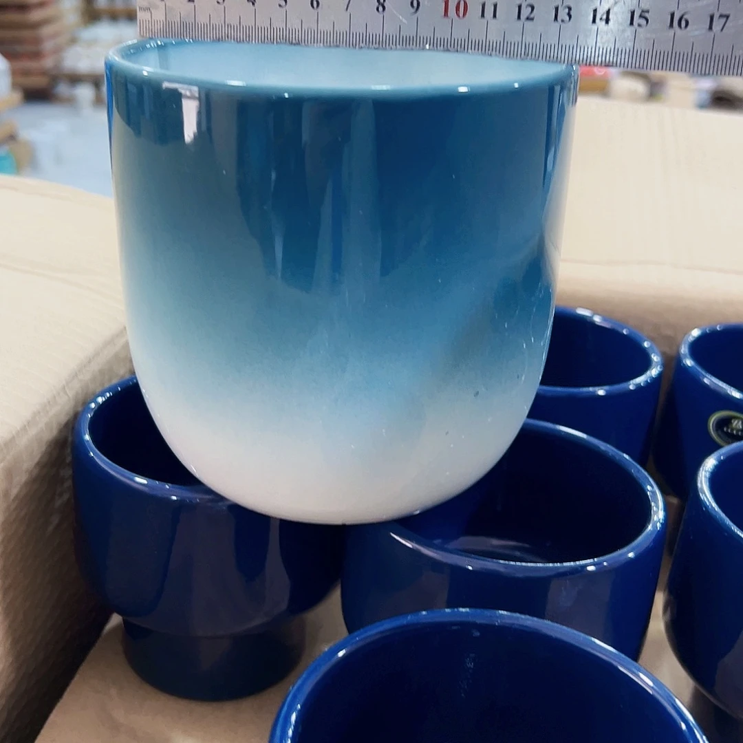 有孔，外贸尾单陶瓷花盆凑单10米包邮