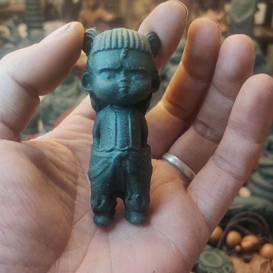 泥塑瑕疵款小哪吒福利价