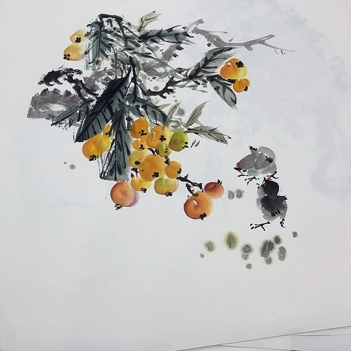 姜奇老师花鸟作品40×40