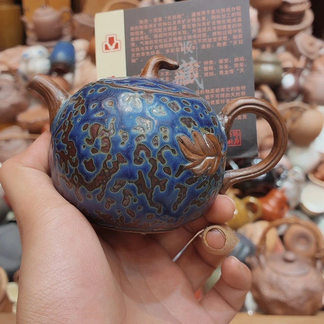 柴烧老岩泥高温茶器皿