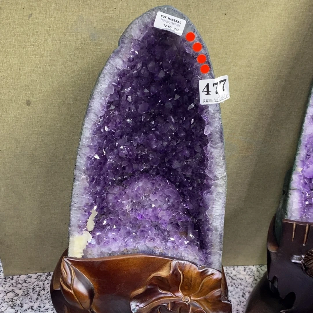 未镶嵌水晶大型摆件（非配饰）紫水晶477