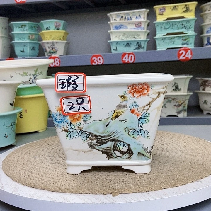 紫砂花瓶紫砂花盆