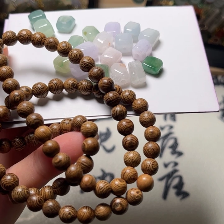 玉***点未镶嵌手串翡翠翡翠