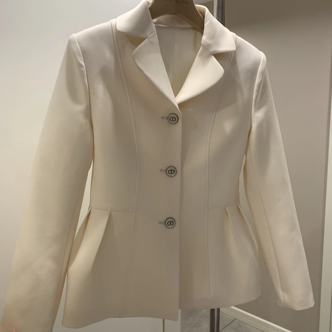 【老板娘私服】西装领翻领单排扣优雅西装短外套秋冬女百搭