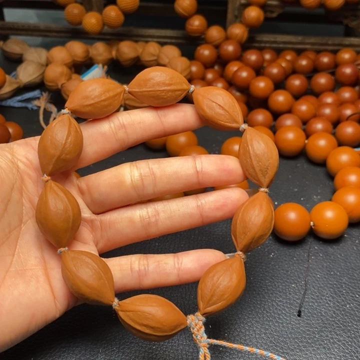 橄榄核手串1.7尺寸原皮