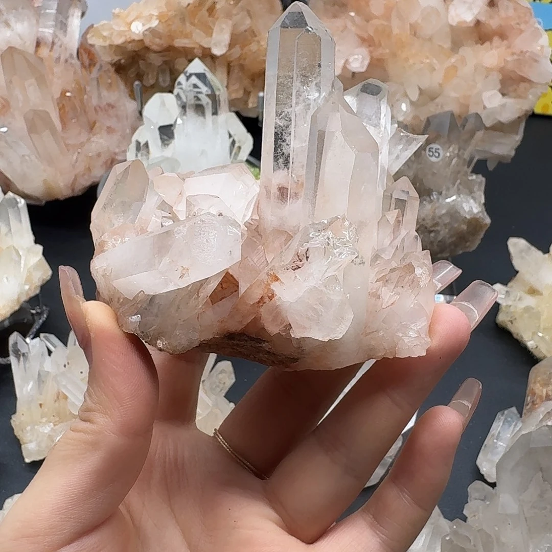 d***崔银S925镶嵌珠宝半成品水晶