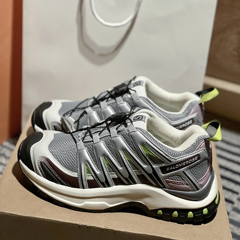 某物渠道鞋~官方正品户外徒步登山鞋夏季透气运动老爹鞋休闲男女