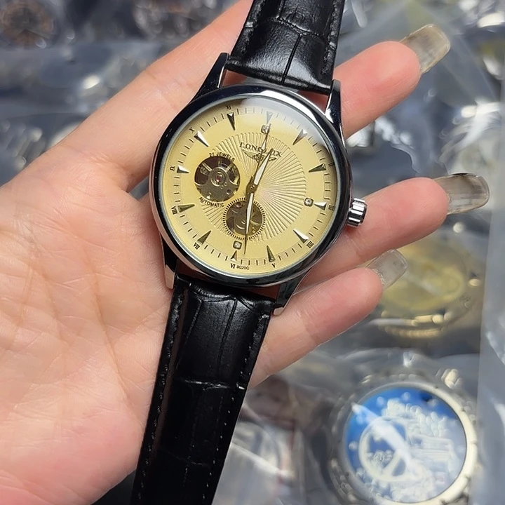 钢猪皮（革）石英机芯