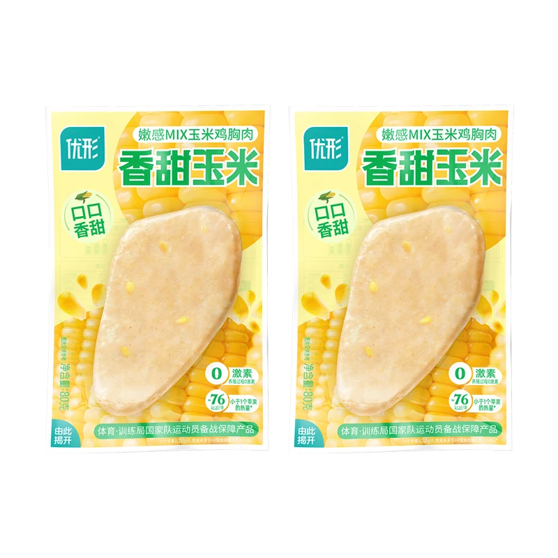 玉米鸡肉排80g-2袋