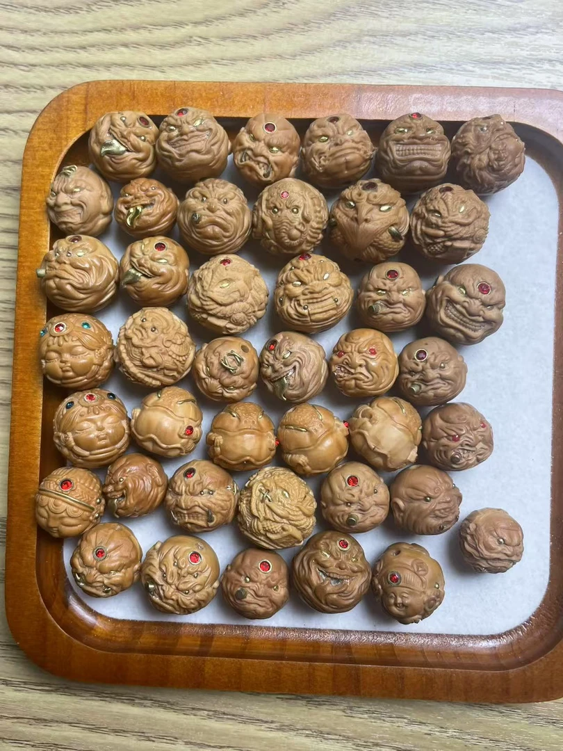 单颗猴头镶嵌款式恶僧籽1颗