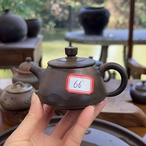 戬谷龙窑坭兴陶柴烧杯66