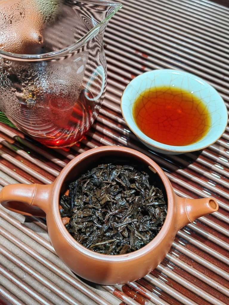 【灵芝鲜参香】92002参香 灵芝香六堡茶 鲜甜甘爽 薄荷韵清凉感