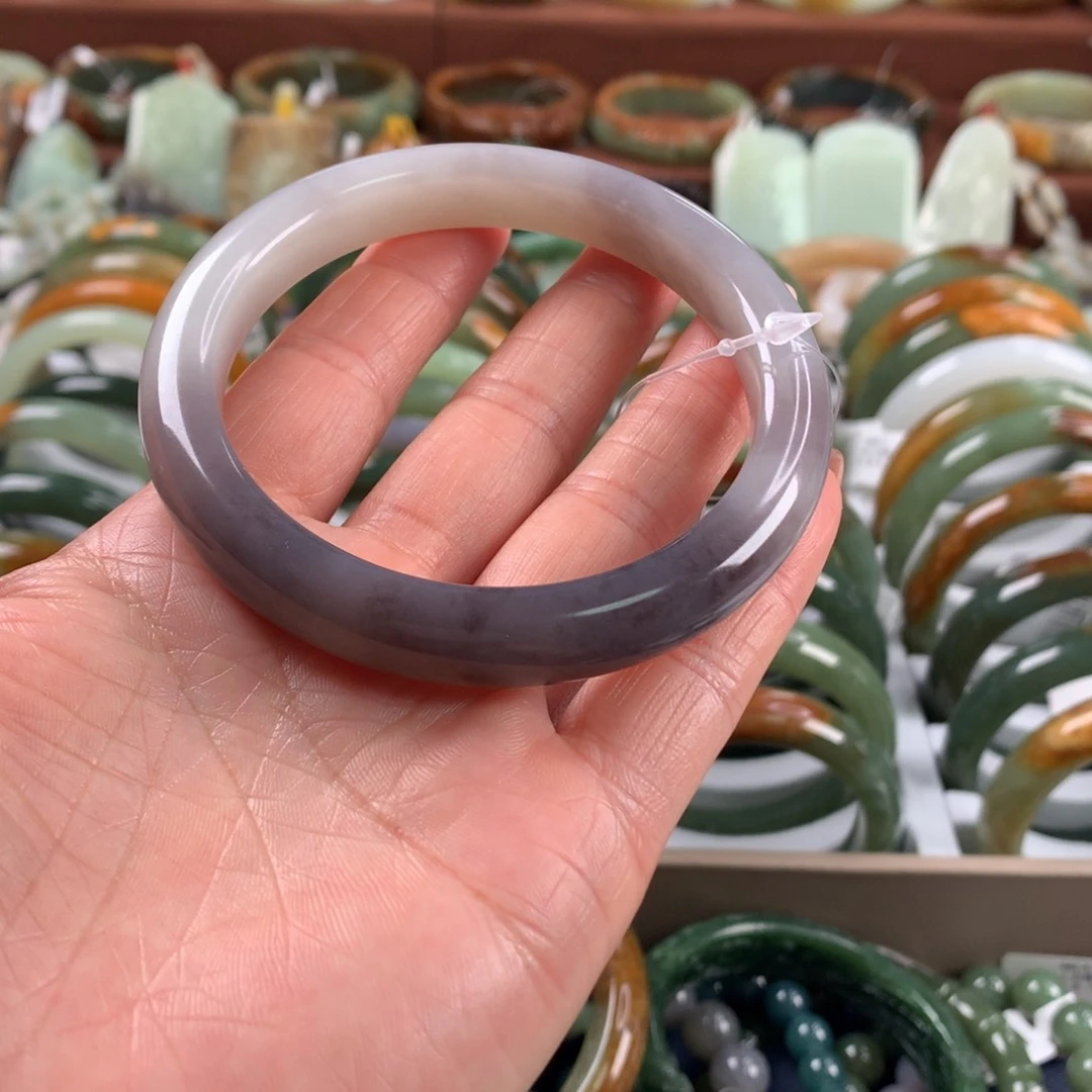 和田玉手镯未镶嵌团*猫