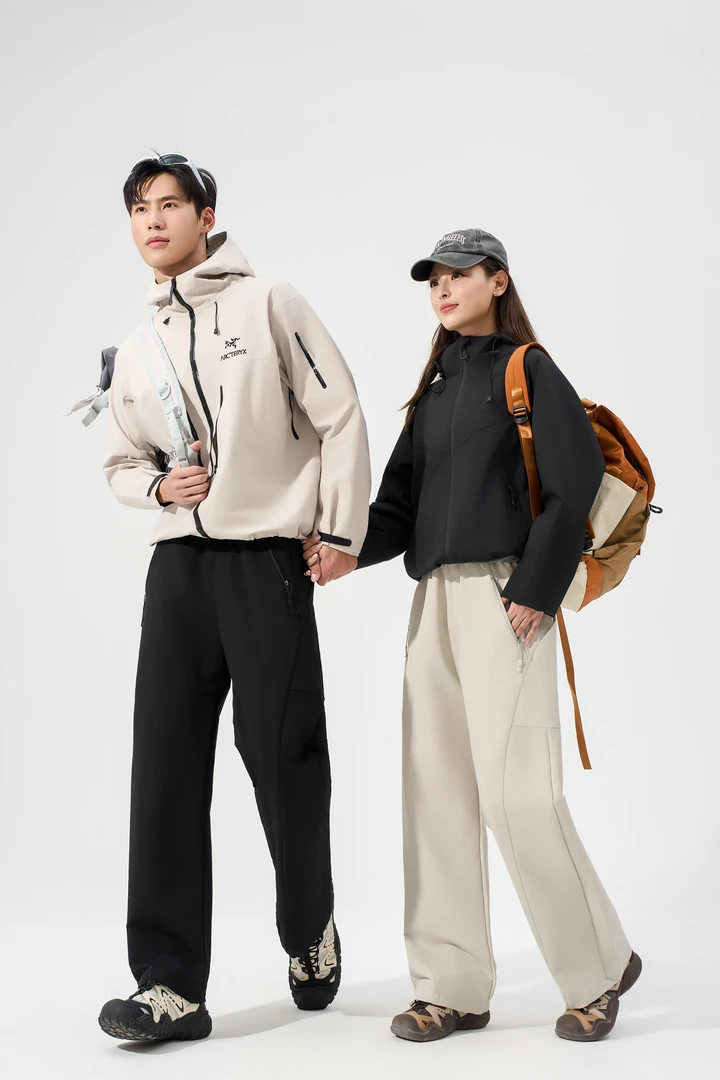 【雨中漫步】2025秋上新男女情侣软壳工装裤-L055