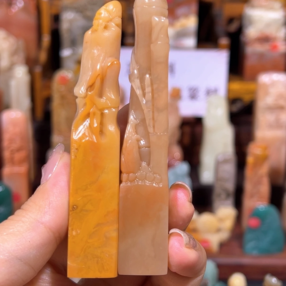 用***1昌化石印石手工制作