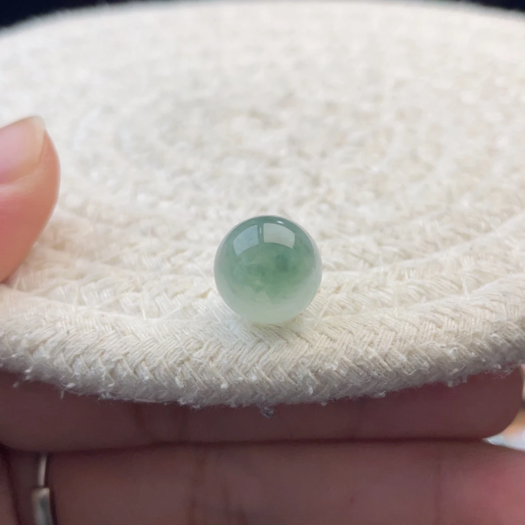 散珠翡翠特色飘花意境圆珠卡11mm
