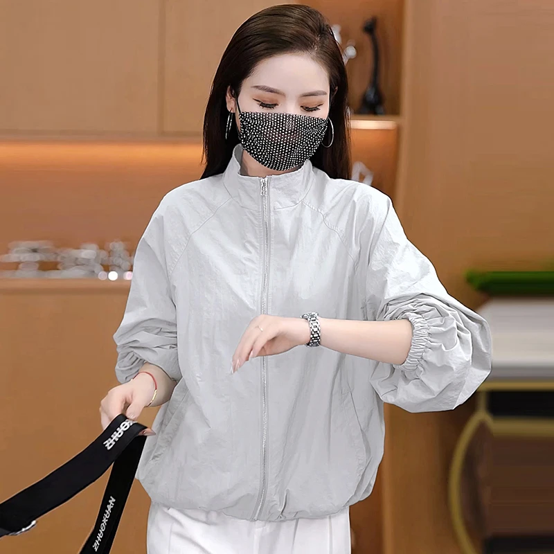 时尚洋气短外套女款爆款2025新款夏季潮流时髦长袖披肩外搭防晒衣