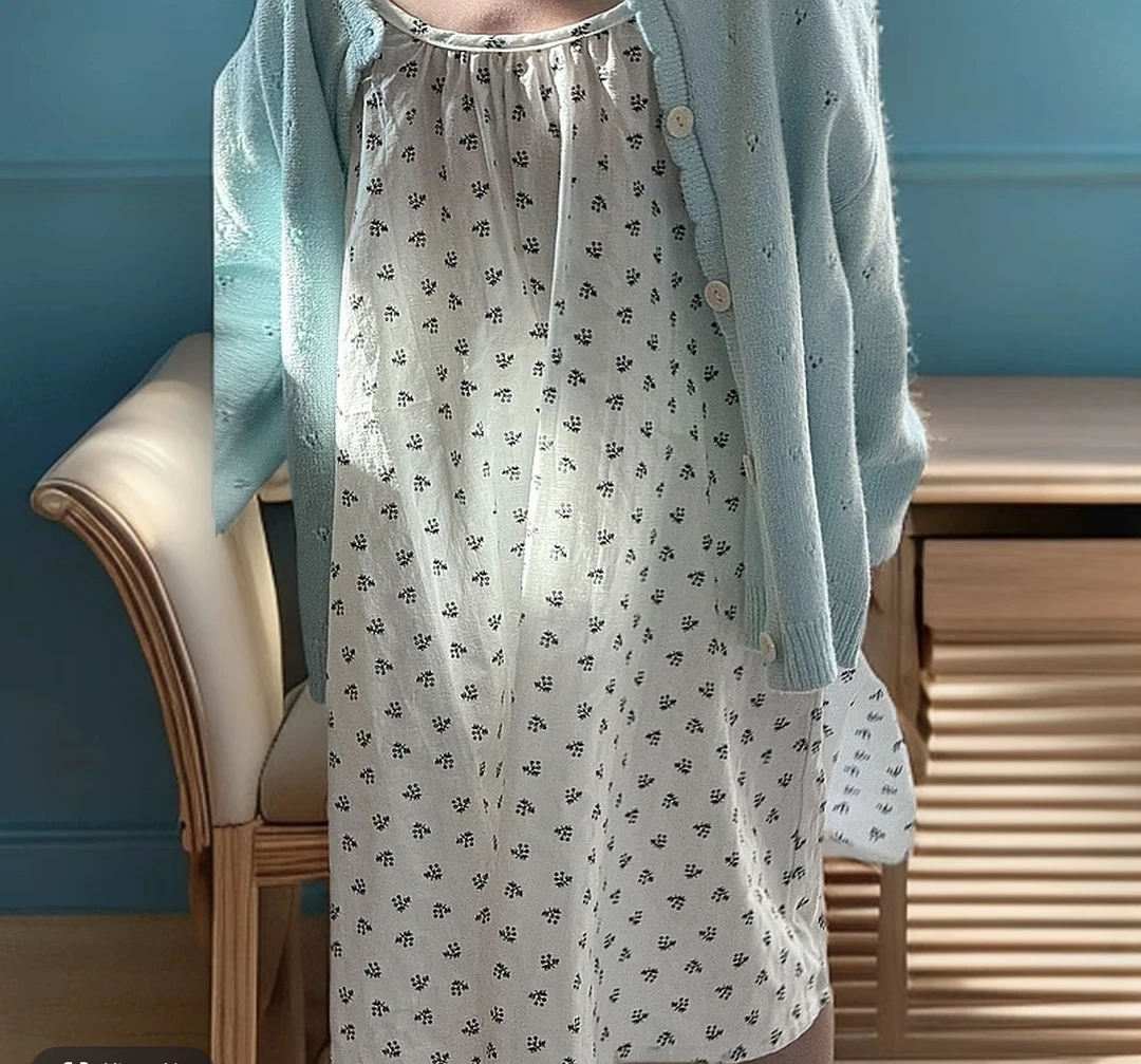 女童百搭可爱连衣裙叠穿时尚