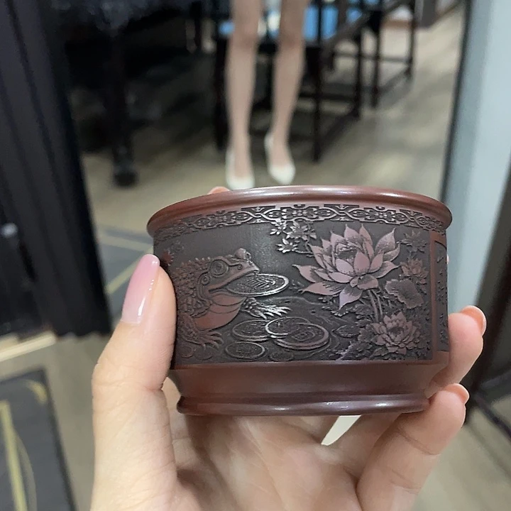 茶壶紫砂全手工打造