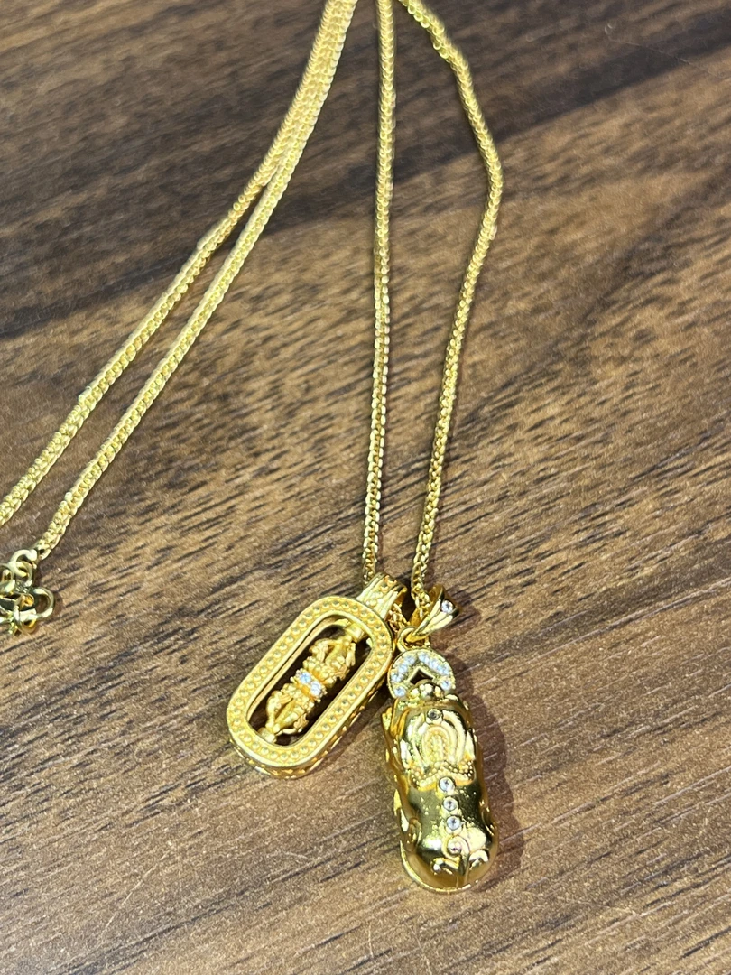 ZSJ0865貔貅金刚杵项链