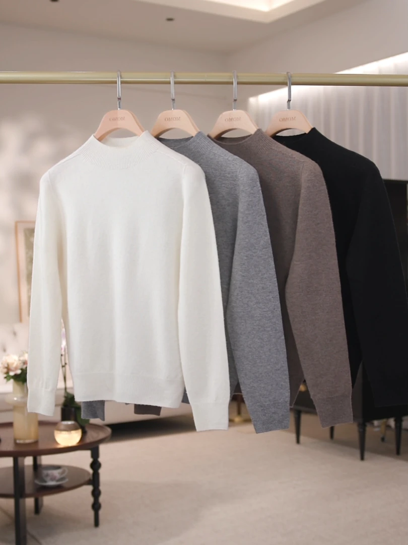 “ 暖宝宝 ” 10绒半高领贴身无缝细腻保暖打底衫毛衣