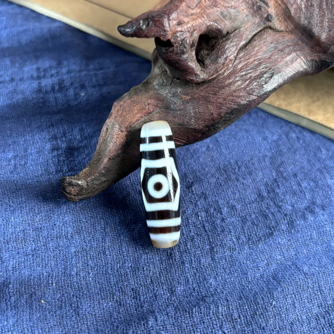 老徐的珠宝店|黑白宝盖三Y单珠天珠 多样性发一