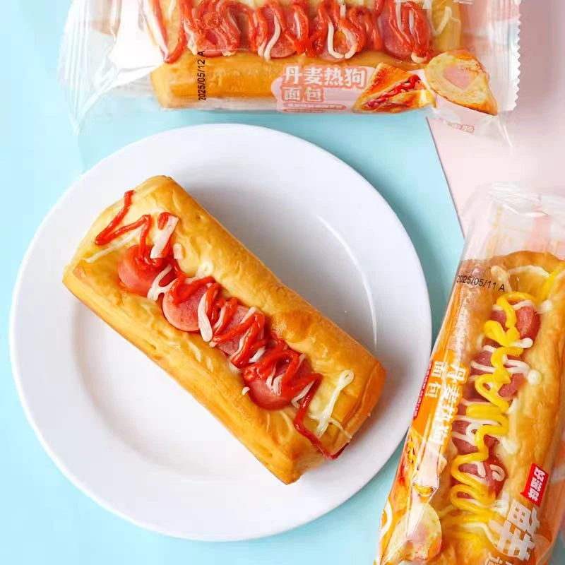 【发15袋】艾德堡丹麦热狗面包15个装  900克左右 8月中旬