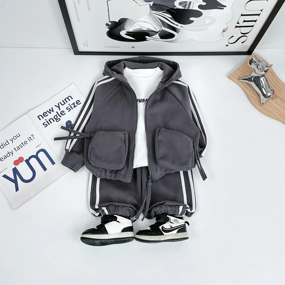 男童套装2025新款春装儿童春秋季两件套潮 AC25012 悠悠童话童装