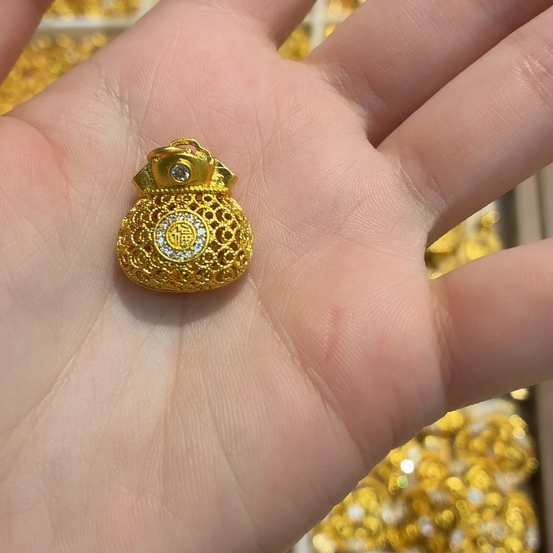 铜合金8325强保色发 1 个壹笔壹吊坠