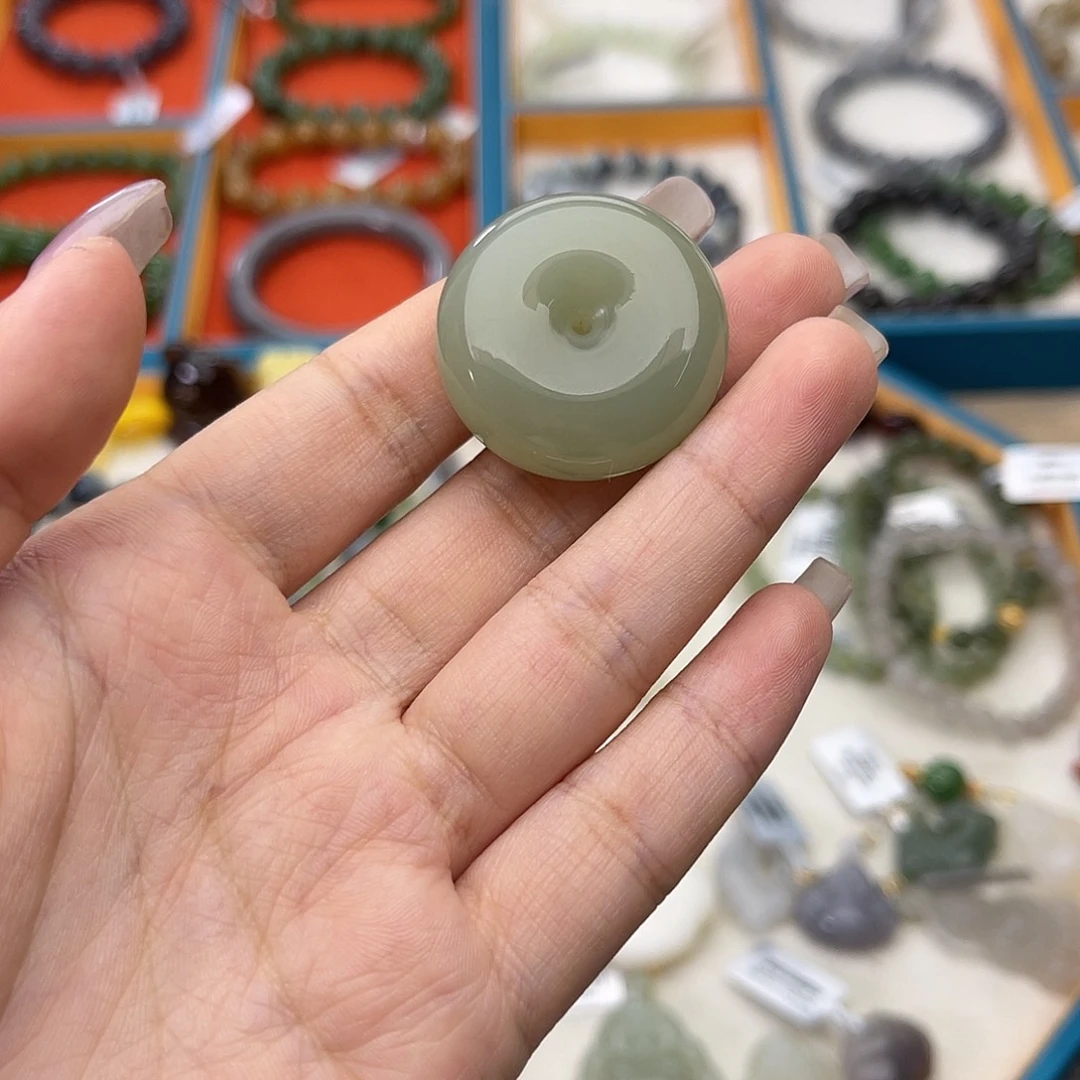 和田玉未镶嵌颈饰w40