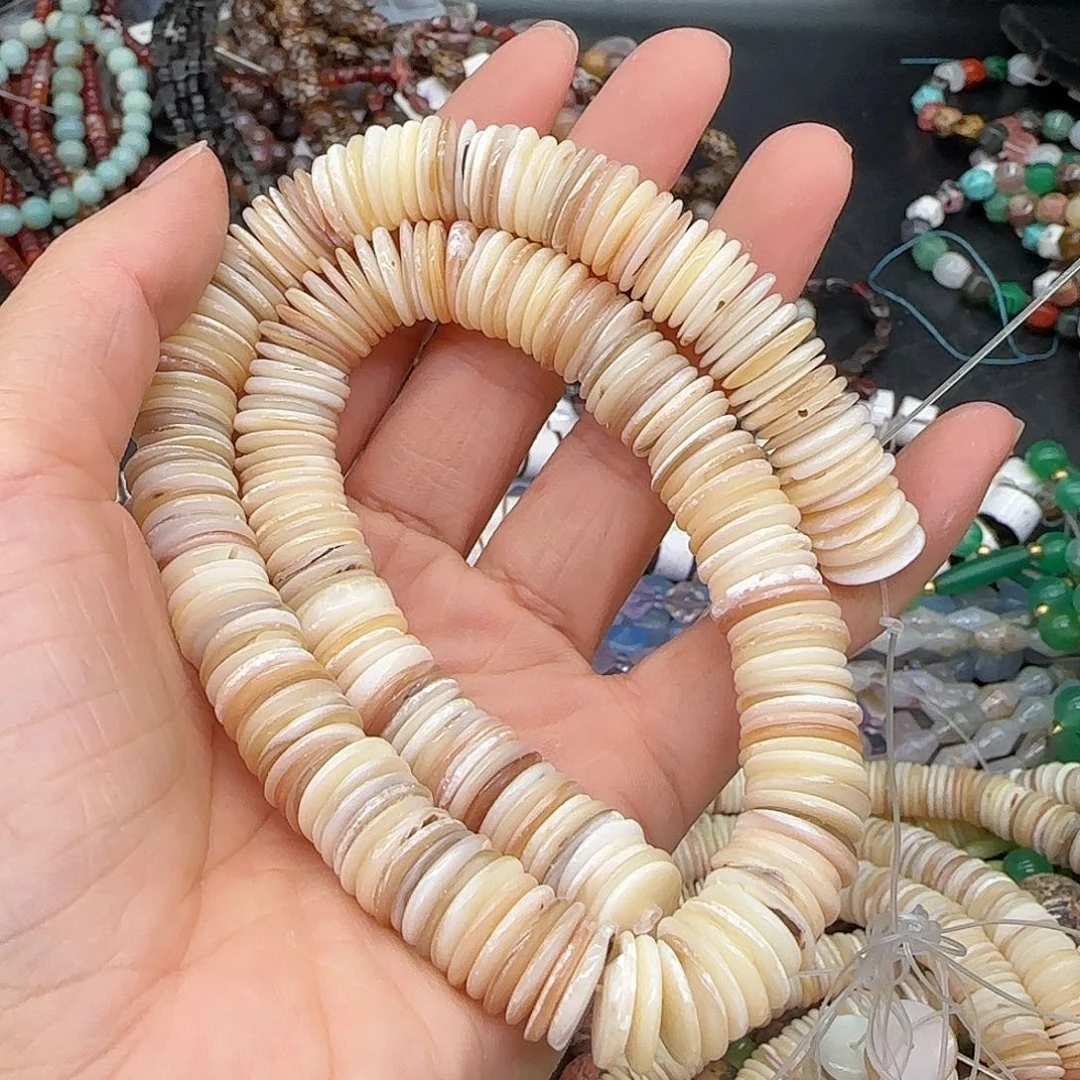 玛瑙/玉髓合金珠宝半成品贝壳11mm一条