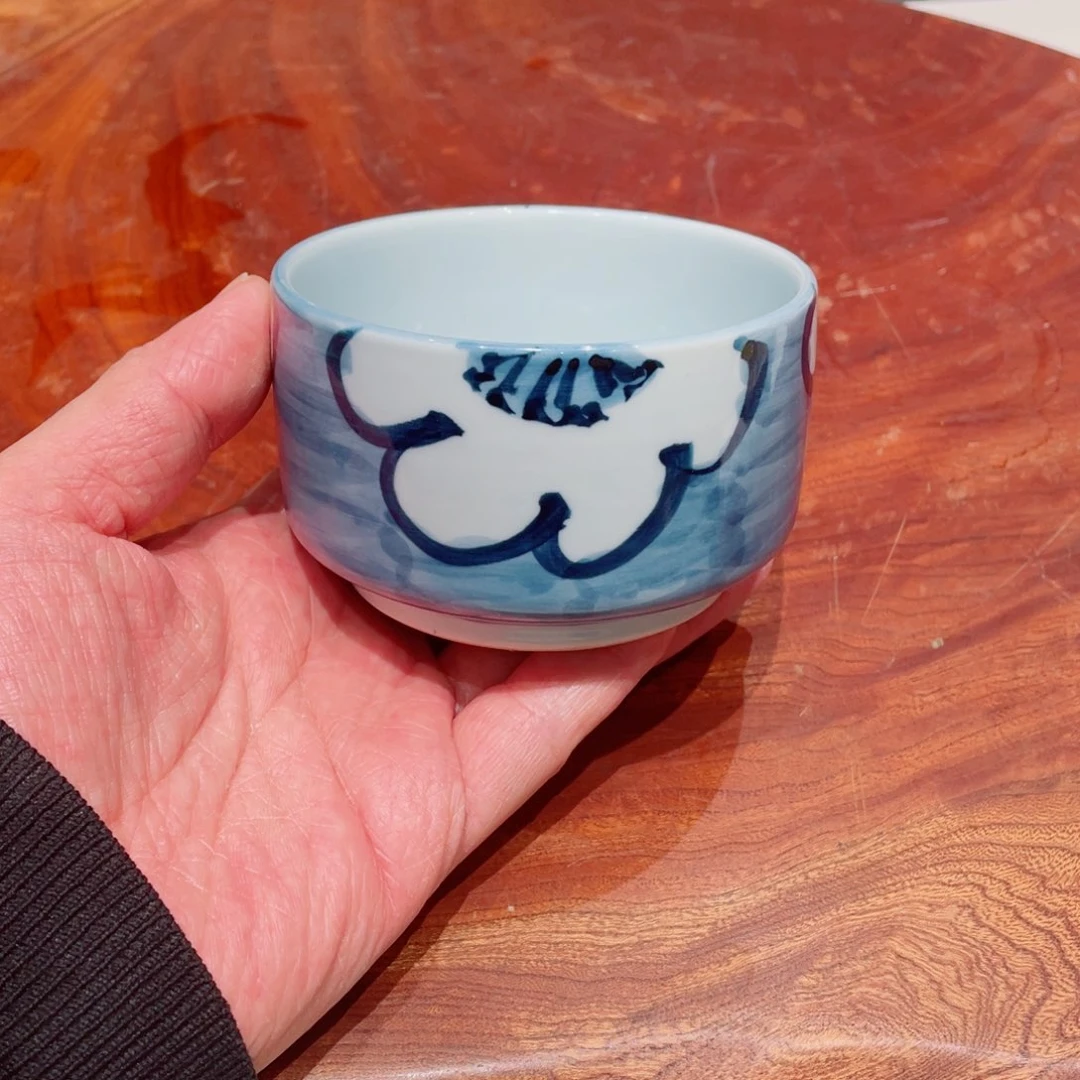 瓷片圆又卫门大杯子