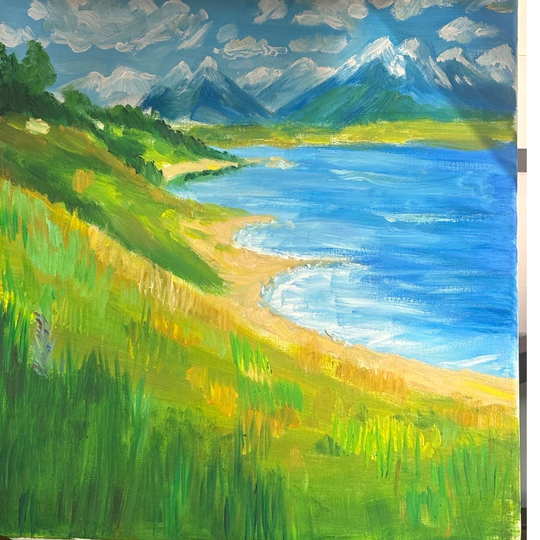 每天两副油画样品专拍链接