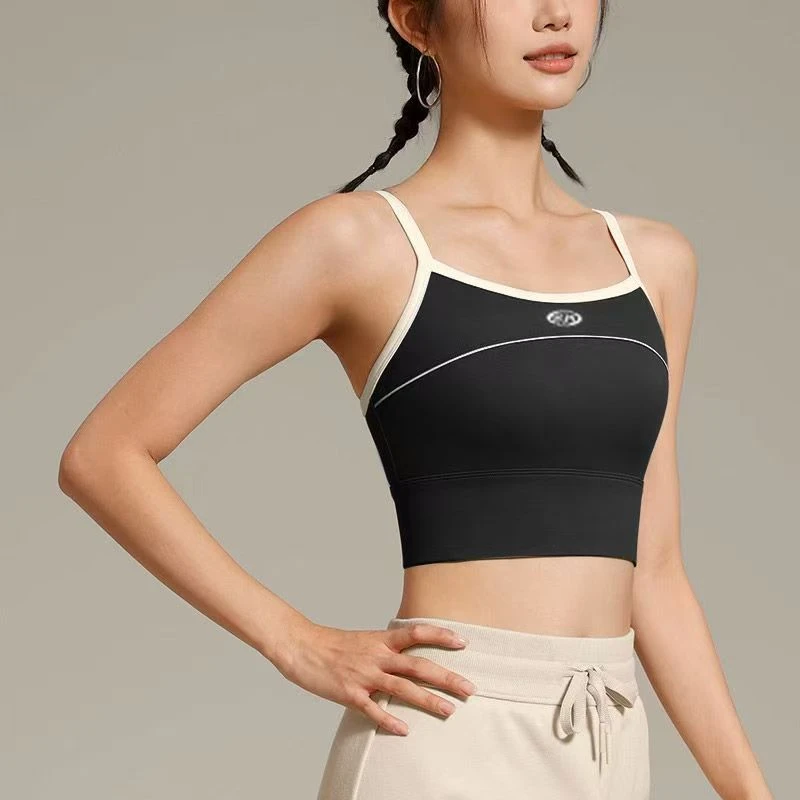 DH20拼色细吊带美背