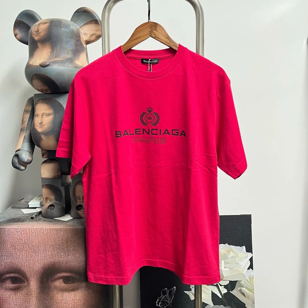 99新 Balenciaga/巴黎世家 麦穗短袖O0209XS 衣长68 胸围52