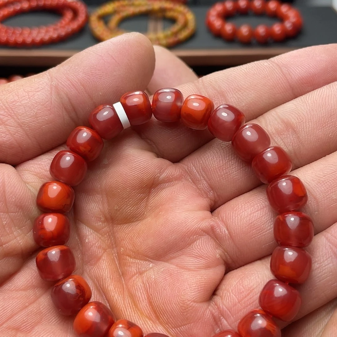 南红玛瑙未镶嵌手串