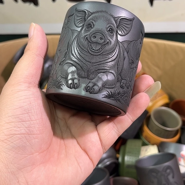 茶杯紫砂全手工紫砂主人杯