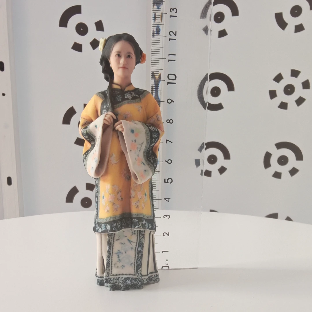 12cm高3D真人手办