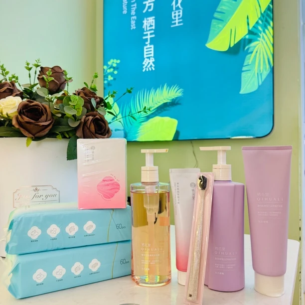 栖花里洗护套装 280g 500g 柔顺发质 控油 强韧发根 修护发质