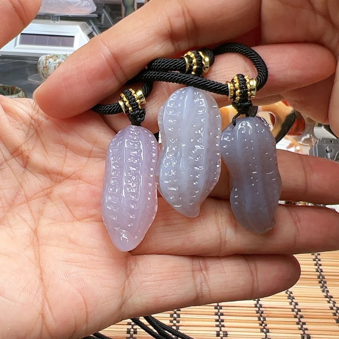 未镶嵌玛瑙/玉髓珠宝半成品随机3发一