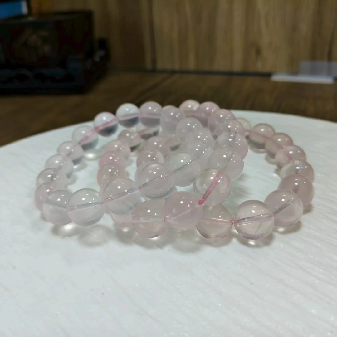 【书记甄选】天然粉水晶单圈手链 多样性发一件 约12mm 900LA